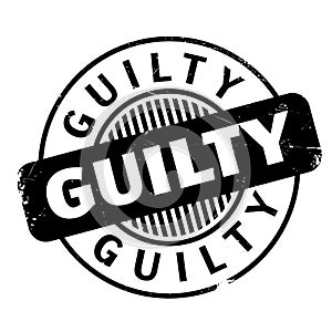 Guilty rubber stamp