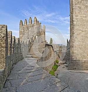 Guimaraes Castle interior, Guimaraes, Portugal