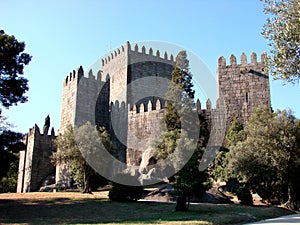 Guimaraes castle, Portugal photo