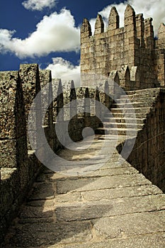 Guimaraes castle wall photo