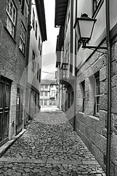 Guimaraes narrow street, Portugal photo