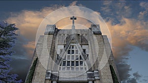 GUIMARAES, PORTUGAL - Architecture of the Toural square of Historic Centre of Guimaraes, Portugal. UNESCO World Heritage