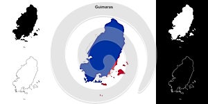 Guimaras outline map