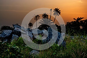 Guinea West Africa Kamsar Taressa sunset photo