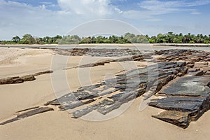 Guinea West Africa Boke province Kamsar  common huge rain is coming photo