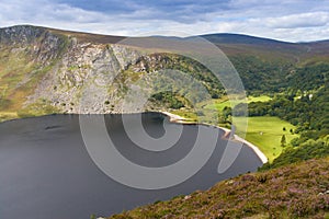 Guinness Lake in Wicklow Mountains, Ireland photo