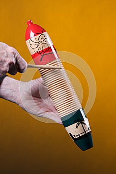 Guiro Goard Being Played