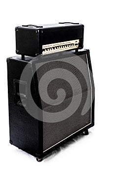 Guitar Amp stack left Angle