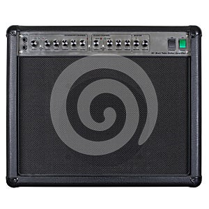 Guitar amplifier black