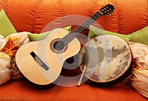 Guitar and Bodhran