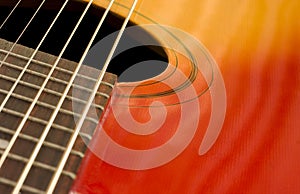 Guitar closeup photo