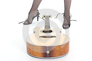 Guitar and Feet