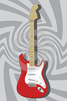 Guitar Fender Stratocaster - vector photo