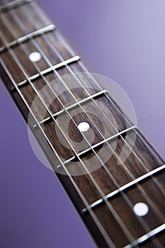 Guitar fingerboard photo