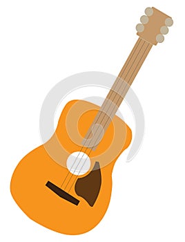 The guitar flat icon