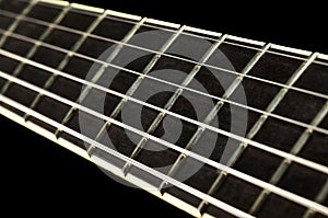 Guitar Fretboard Closeup