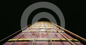 Guitar fretboard with sliding in