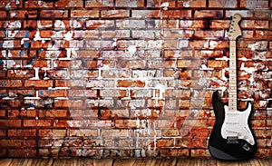 Guitar on grunge