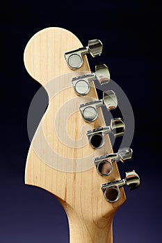 Guitar headstock back