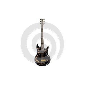 guitar icon illustration design vector