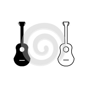 Guitar icon, illustration
