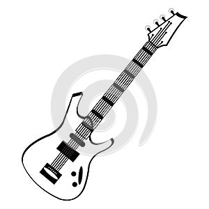 Guitar icon vector