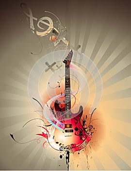 Guitar illustration