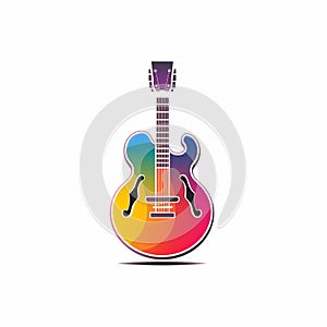 guitar illustration logo