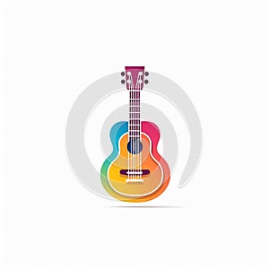 guitar illustration logo