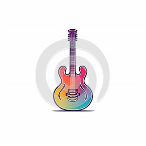 guitar illustration logo