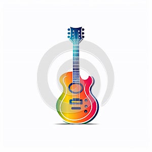 guitar illustration logo