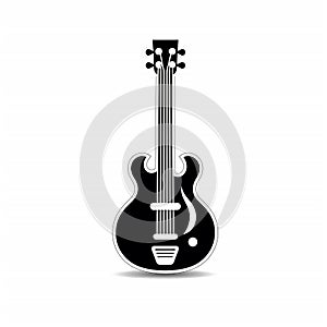 guitar illustration logo