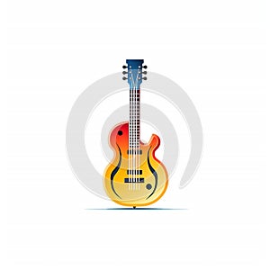 guitar illustration logo