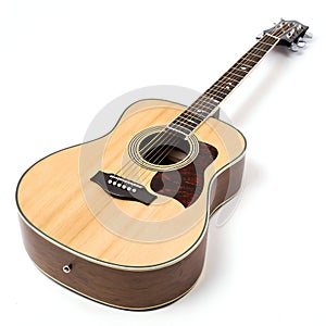 Guitar Isolated on White Background