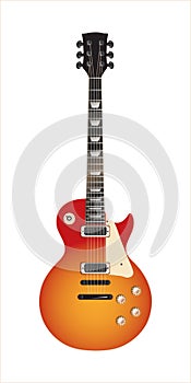 Guitar Les Paul - vector photo