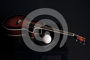 Guitar musical style decoration