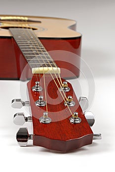 Guitar in pesrpective with shallow DOP