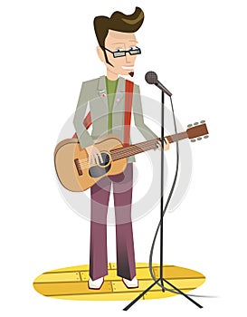 Guitar player photo