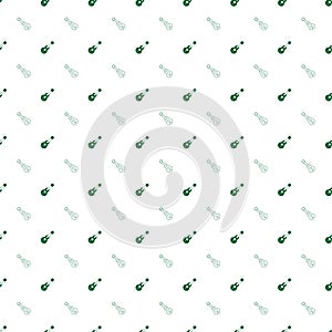 Guitar Seamless Pattern Background.