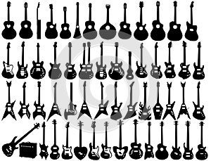 Guitar shapes photo