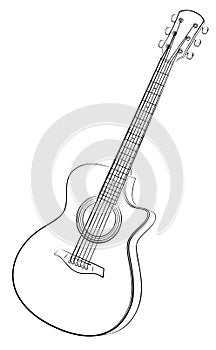 Guitar sketch.