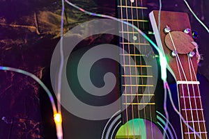 guitar and ukulele christmas sale banner