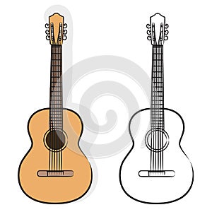 Guitar vector