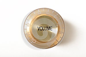 Guitar volume knob