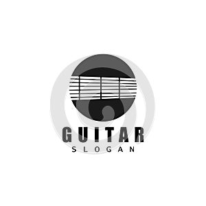 Guitar Wave Logo Template vector symbol nature