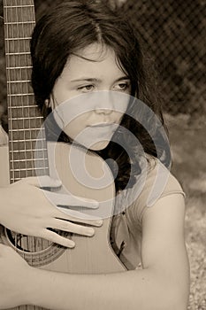 guitar woman