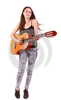 Guitar woman