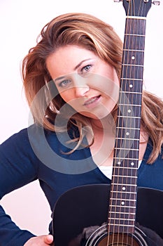 Guitar woman