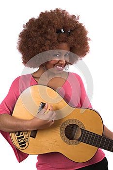 Guitar woman