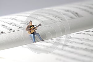 Guitarist music book A